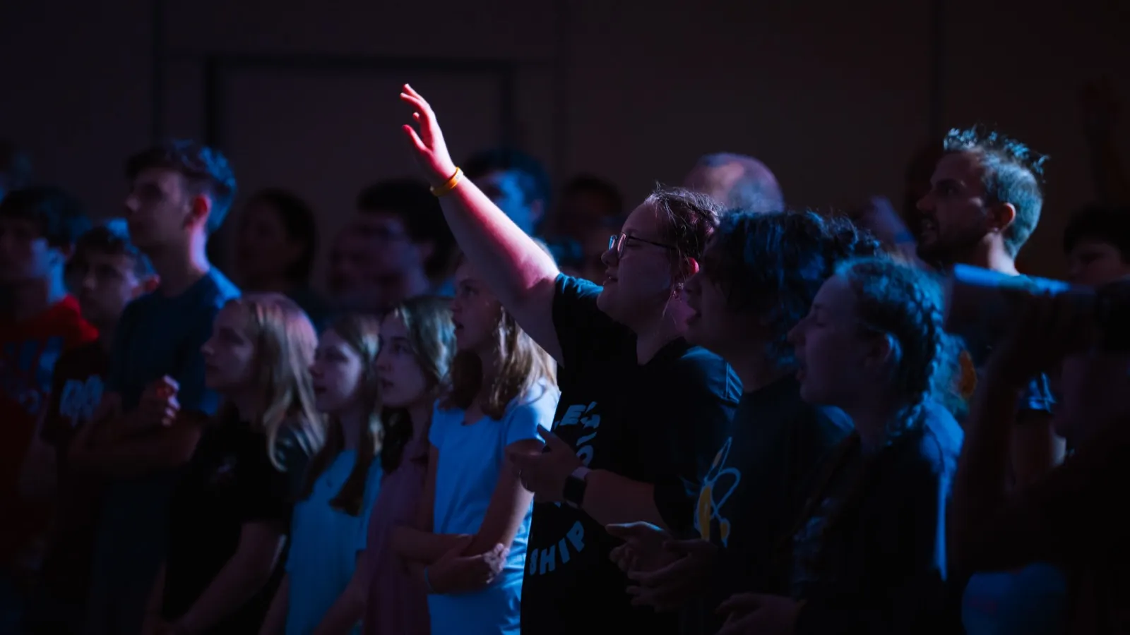 Hands Raised in Worship